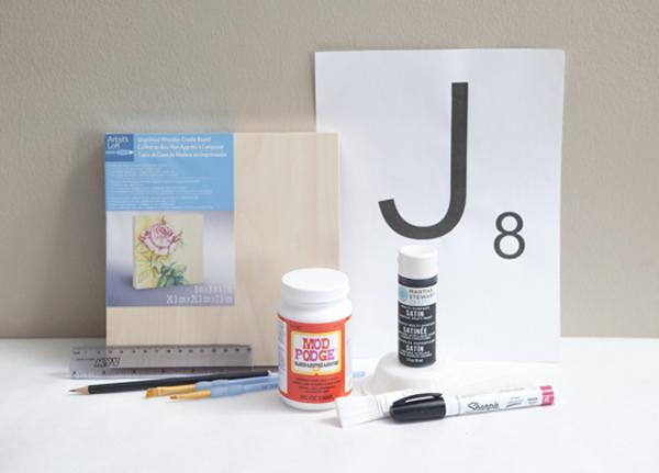 DIY azulejo gigante de scrabble 1