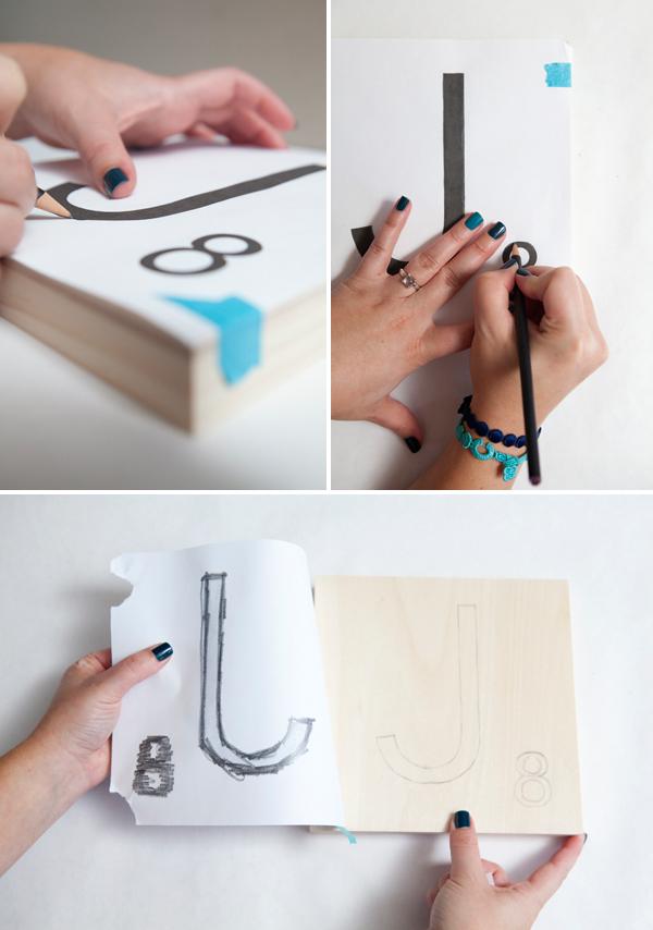 DIY azulejo gigante de scrabble 5