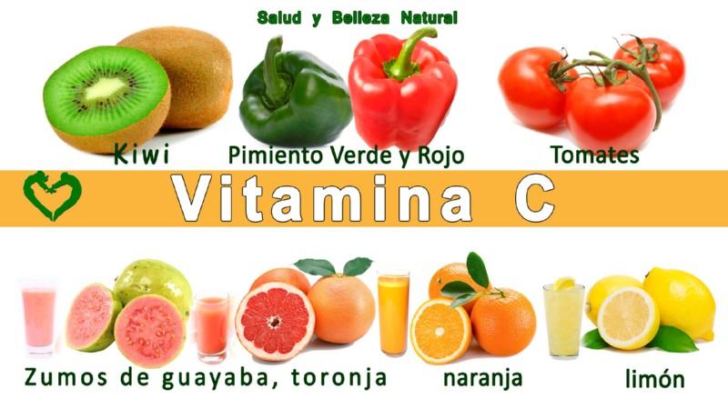 Alimentos ricos en Vitamina C