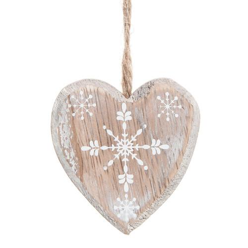 Corazón de madera para colgar, 9.54 Eur / 6 unidades, Maisons du Monde