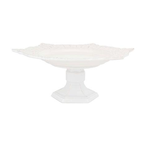 Fuente en color blanco con relieve para tartas., 29.99 Eur, Zara HOME