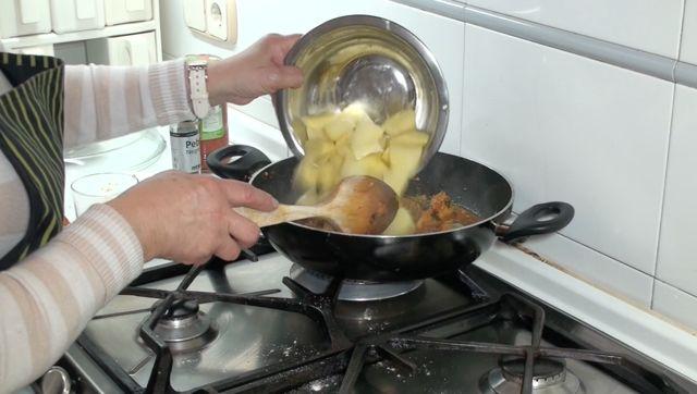 Bacalao con patatas y alcachofas3