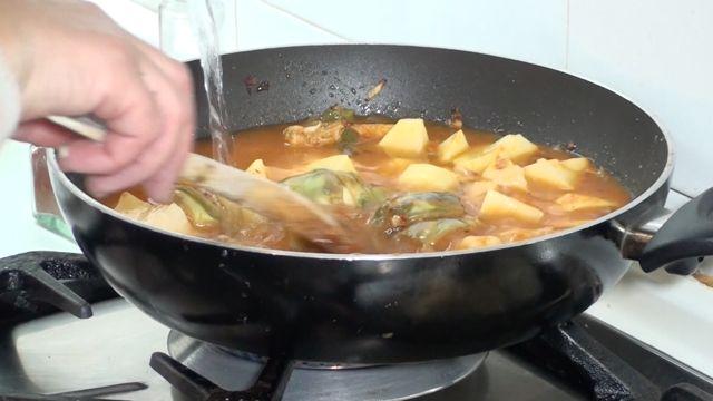 Bacalao con patatas y alcachofas4