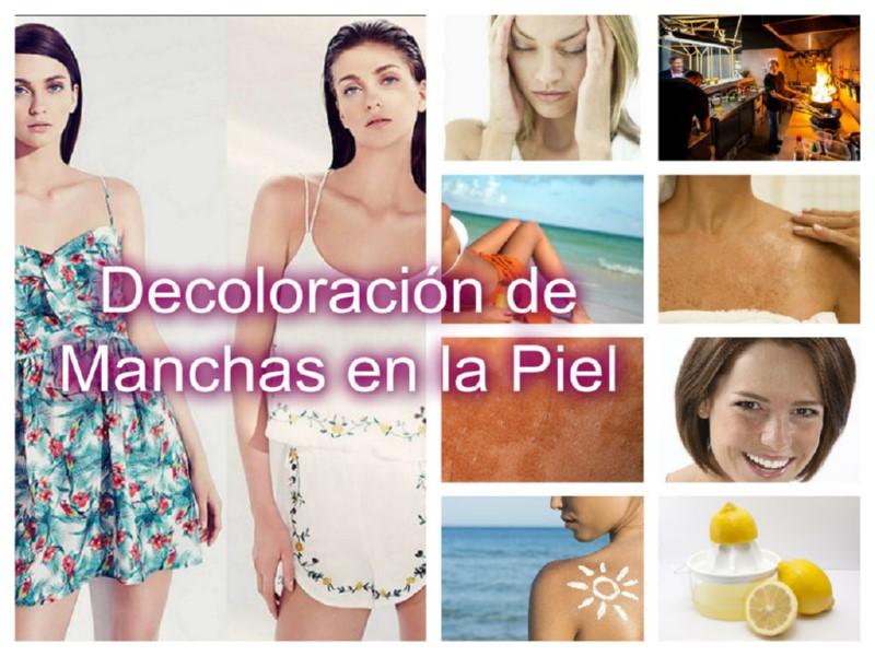 Decoloración de Manchas en la Piel, remedios naturales