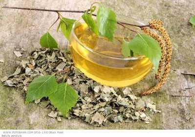 Ínfusión de abedul para eliminar líquidos