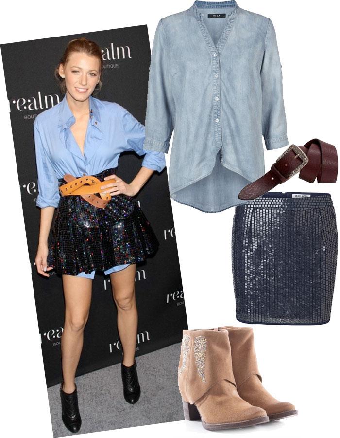 look-falda-joya-con-camisa