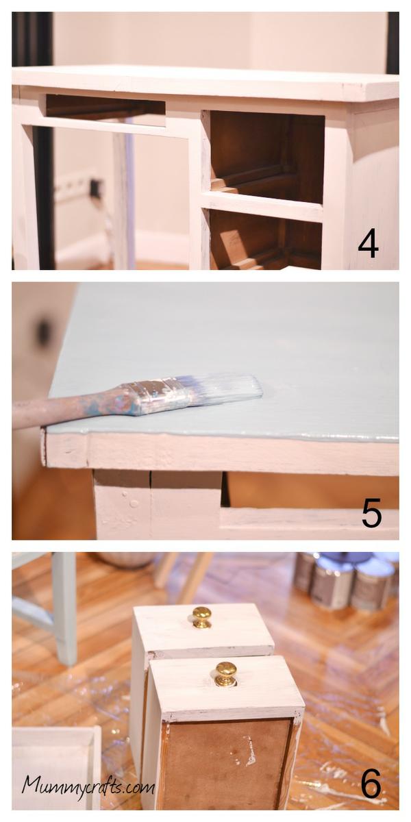 Decapar un mueble con pintura a la tiza chalk