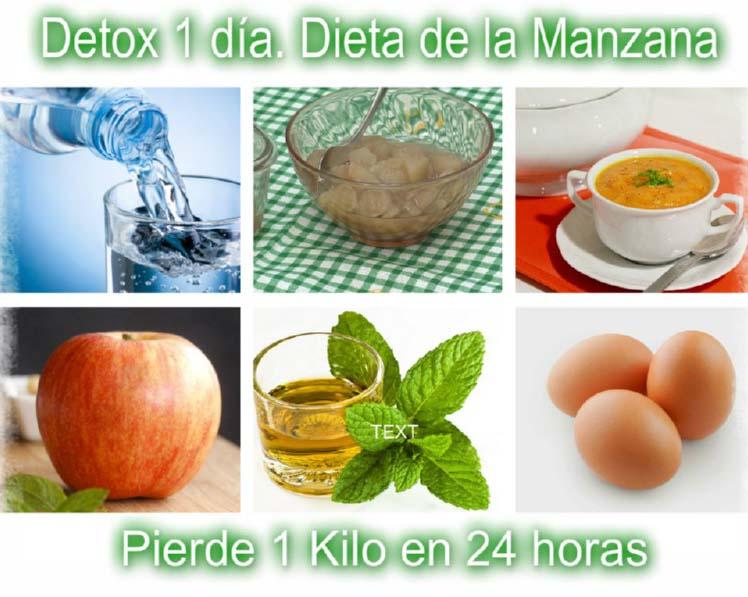 Detox 1 día. Dieta de la Manzana