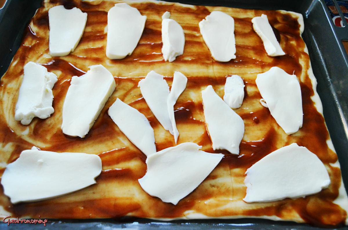 Pizza de pollo con salsa barbacoa