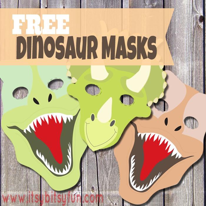 mascaras imprimibles gratis dinosaurio