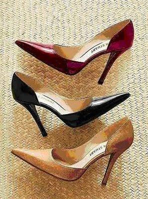 zapatos que estilizan muslos gruesos
