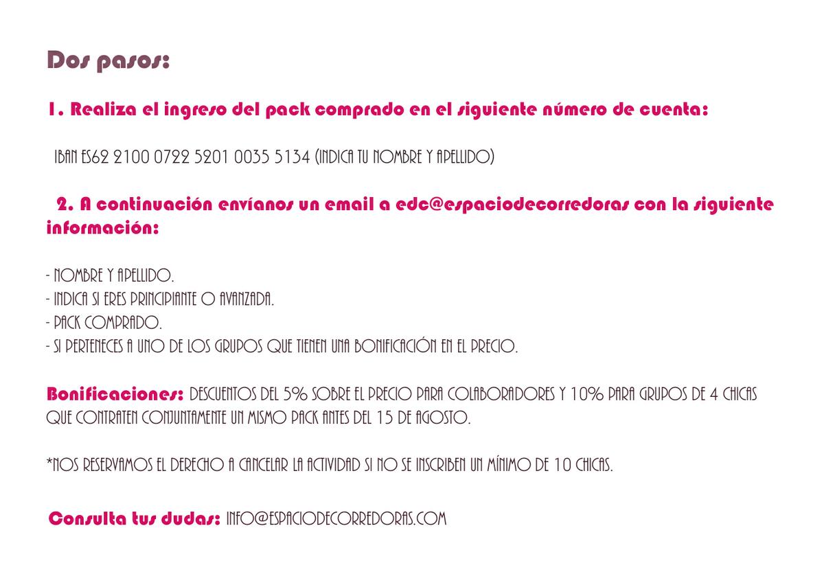 Suscripción Training Camp EDC