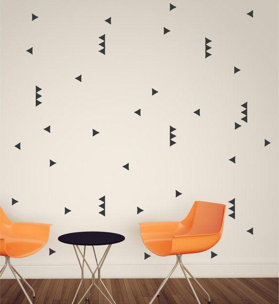 Triángulos para decorar tu pared