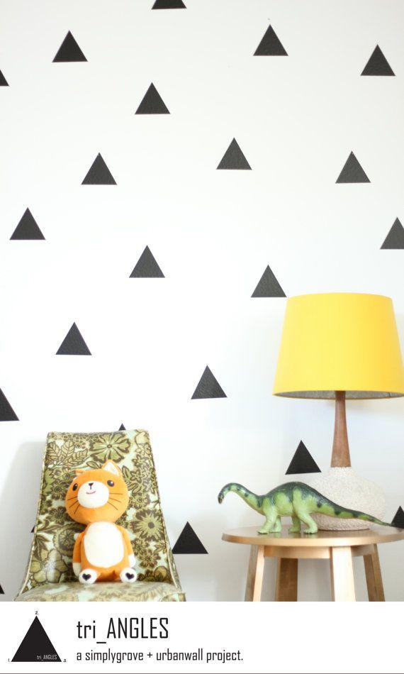 Triángulos para decorar tu pared