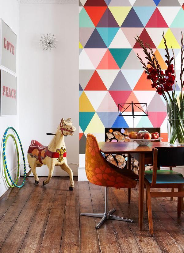 Triángulos para decorar tu pared