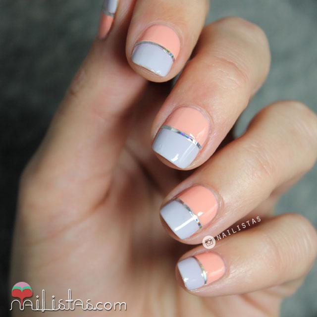 Diseños de uñas colores pastel 2015