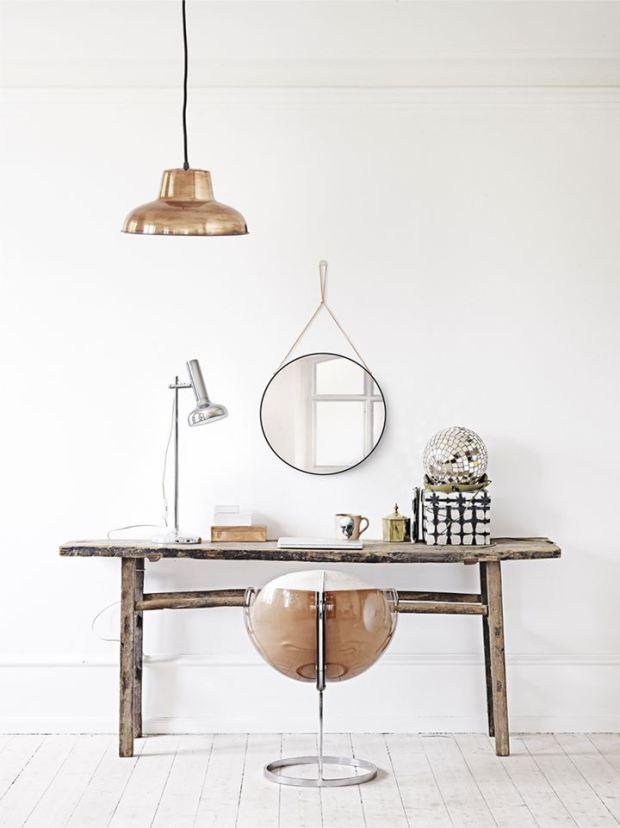 Decoración con color cobre