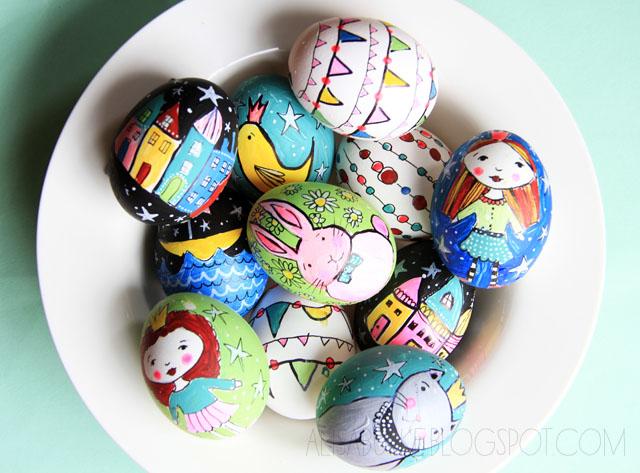 decorar huevos de pascua