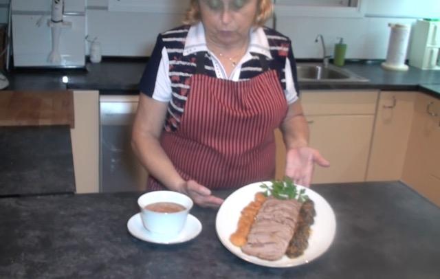 Ternera asada con ciruelas y orejones49