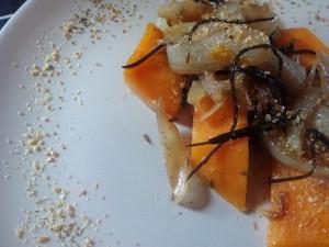 Estofado de calabaza con alga arame para adelgazar disfrutando
