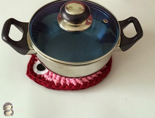 Salvamantel búho de trapillo