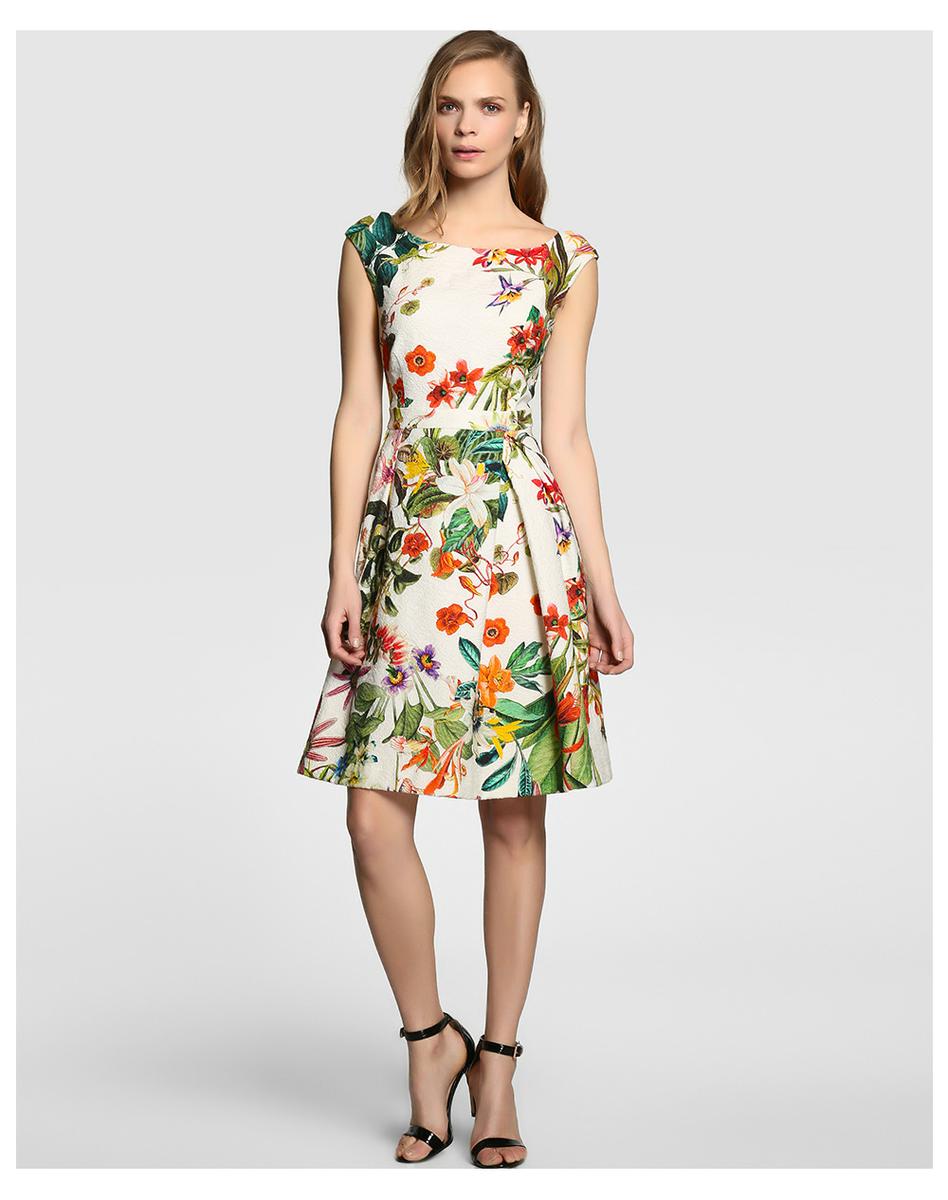 Vestido Floral, 99.95â?¬, El Corte Ingles
