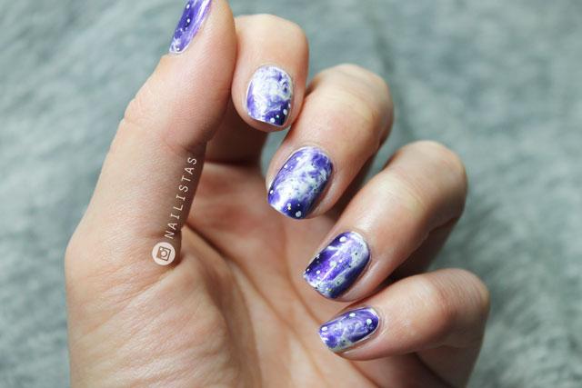 Galaxy nails Uñas decoradas de Galaxias