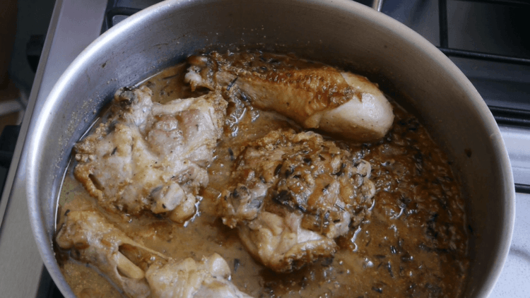 receta de pollo
