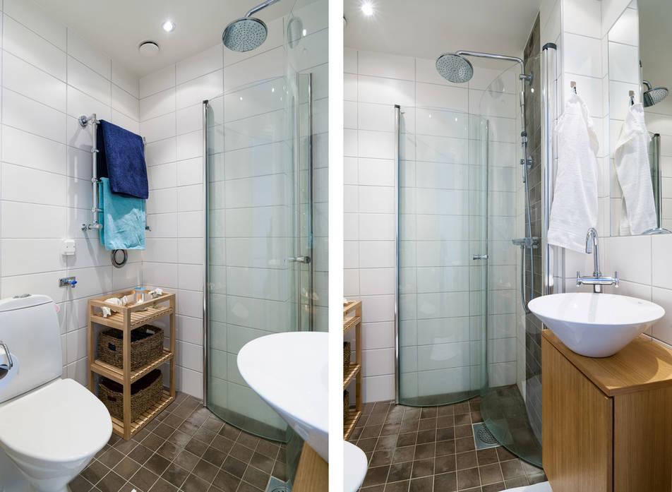 Un estudio decorado en madera y color gris