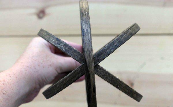 Instrucciones 4 para realizar un orbe con bastidores