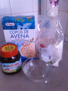 Ingrredientes tortitas trigo sarraceno y avena