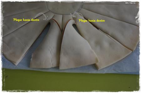 plegar hacia dentro