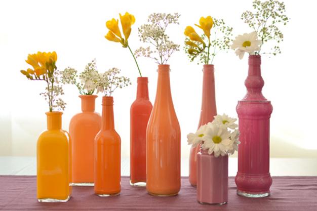 Botella Cristal Color