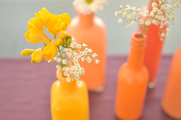 Botella Cristal Color