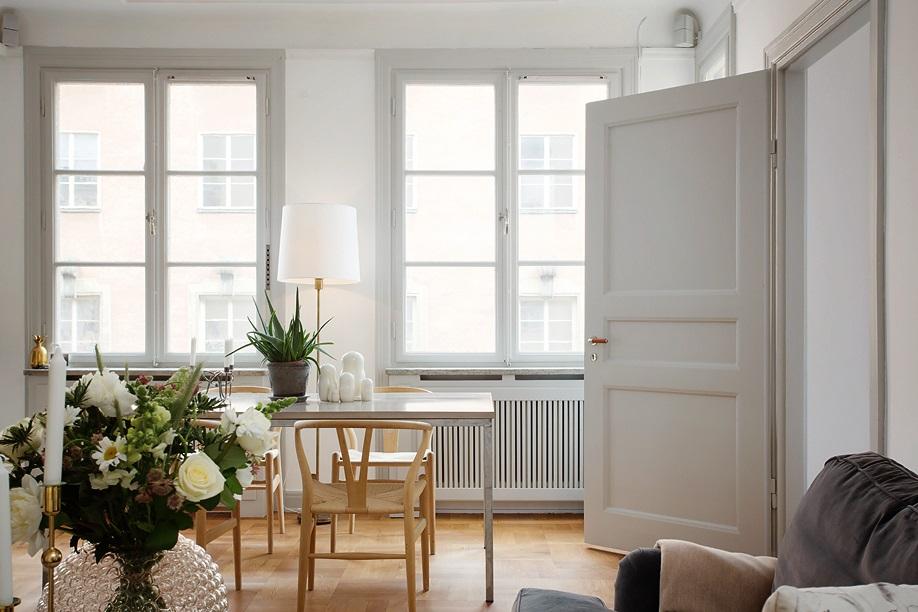 Un apartamento totalmente blanco