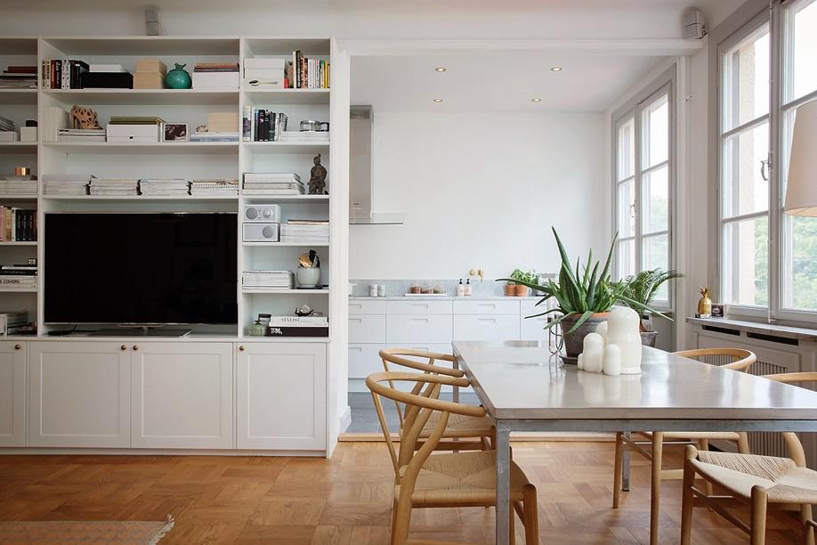 Un apartamento totalmente blanco