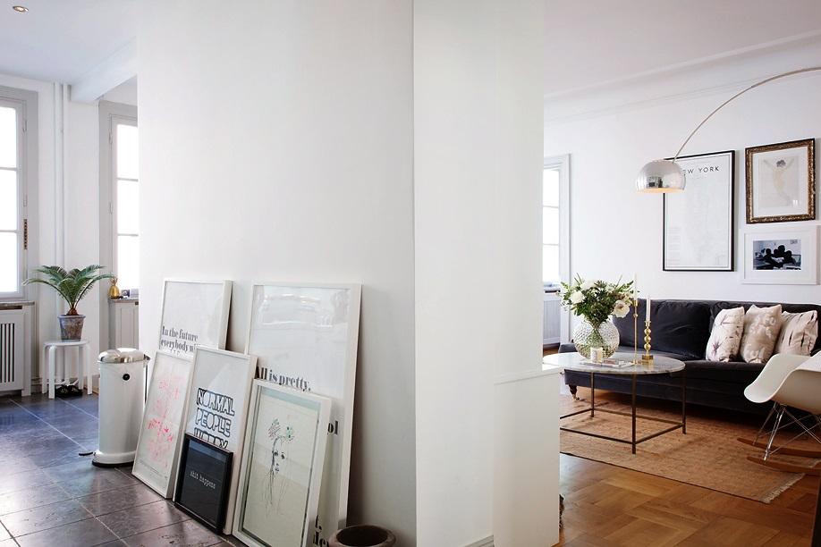 Un apartamento totalmente blanco