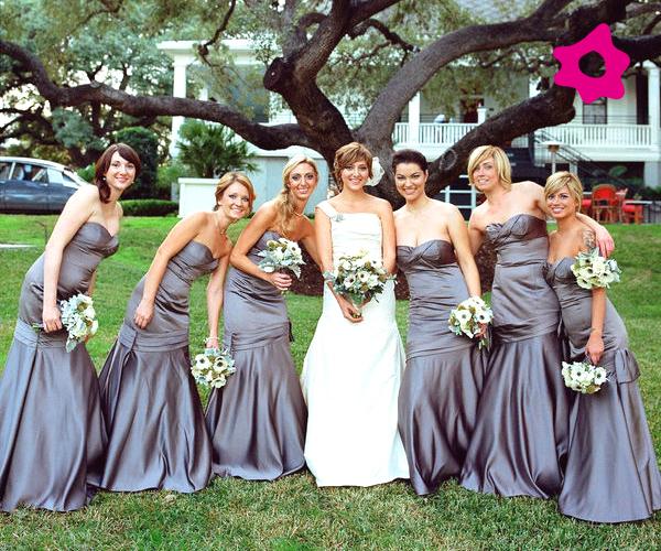 les robes sirène grise pour mariage