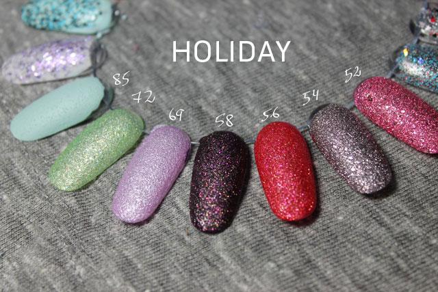 Esmaltes Golden Rose Holiday swatches
