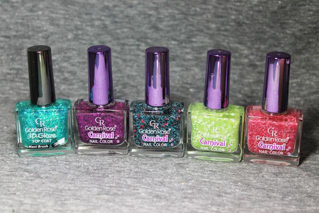 Esmaltes Golden Rose Carnival Swatches