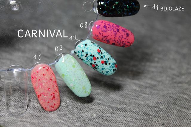 Esmaltes Golden Rose Carnival swatches