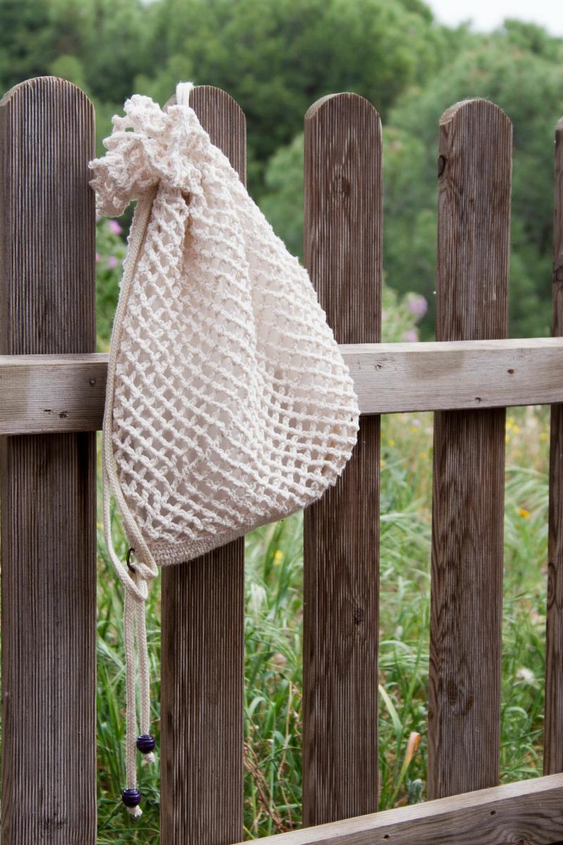 Mochila de ganchillo "I am a Mess"