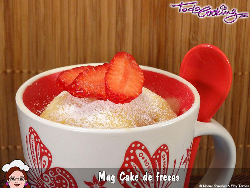 Mug Cake de Fresa - Todo Cooking