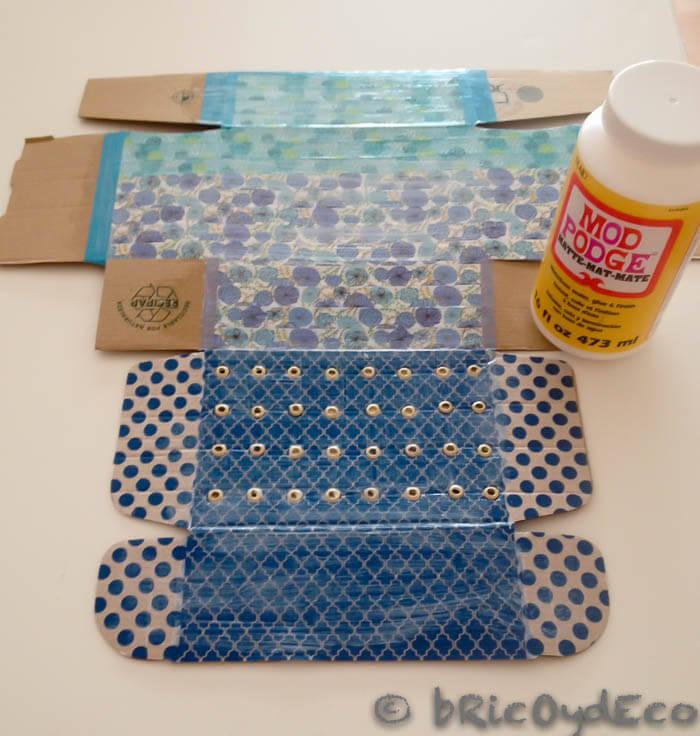 reciclar-caja-de-huevos-organizador-hilos-mod-podge