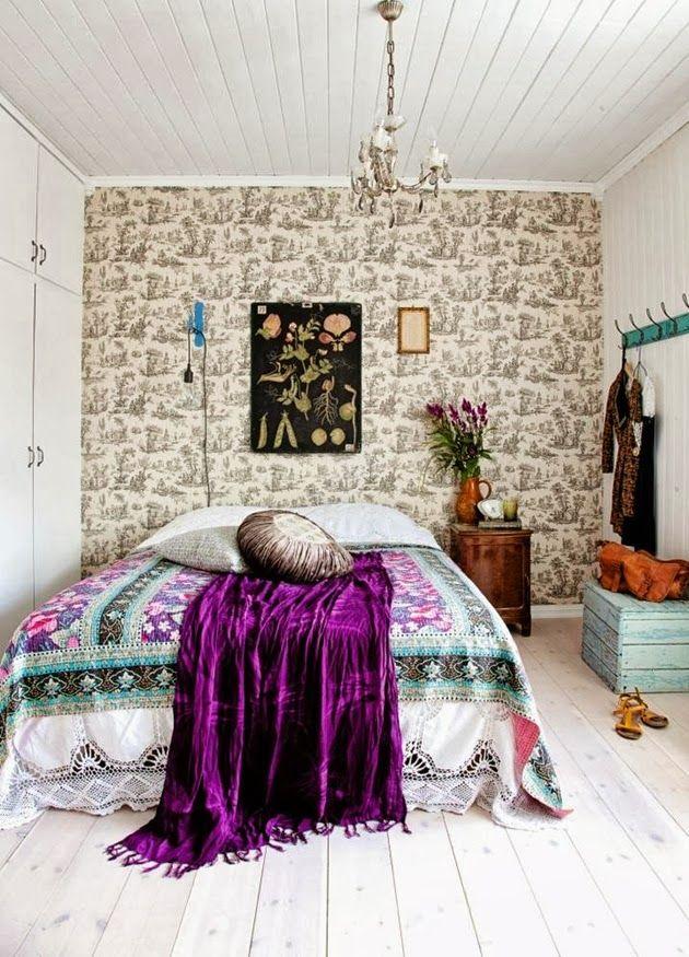 Dormitorios de estilo Boho