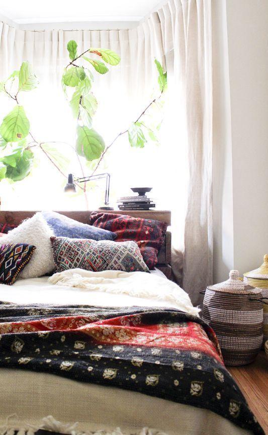 Dormitorios de estilo Boho