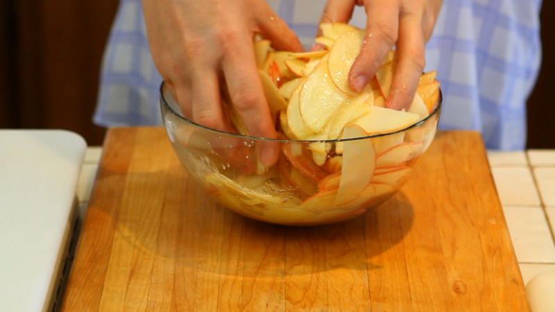 tarta de manzana paso a paso