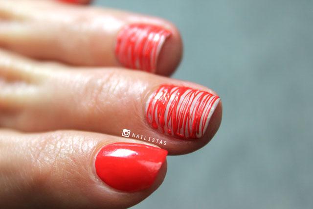 Manicura en rojo nail art fácil
