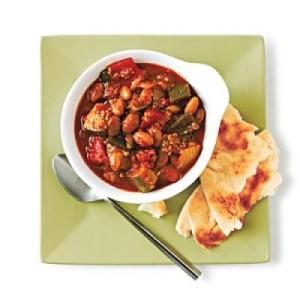 Quinoa con pimientos de chile asados