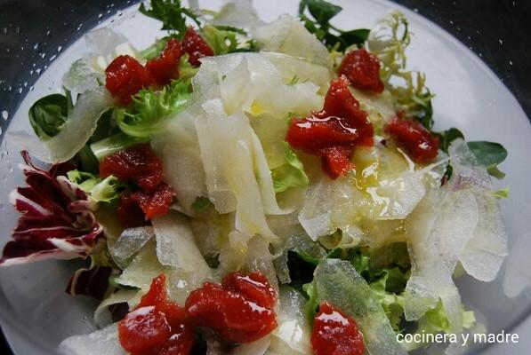 ensalada-de-pera-membrillo-y-queso 3